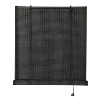 RULLGARDIN BAMBU GRÅ 160X160 CM